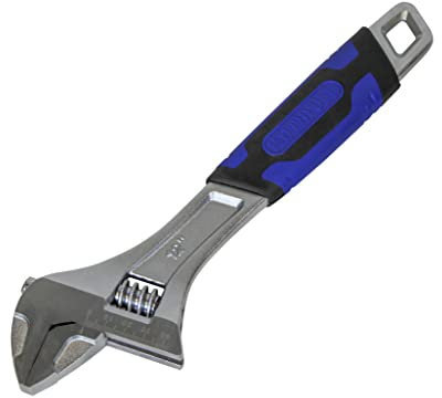 Faithfull FAIAS300C - Chiave inglese regolabile con impugnatura morbida, capacità 300 mm - 40 mm