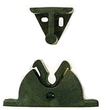 FERMAPORTA A PINZA PLAST. NERA UNIV.