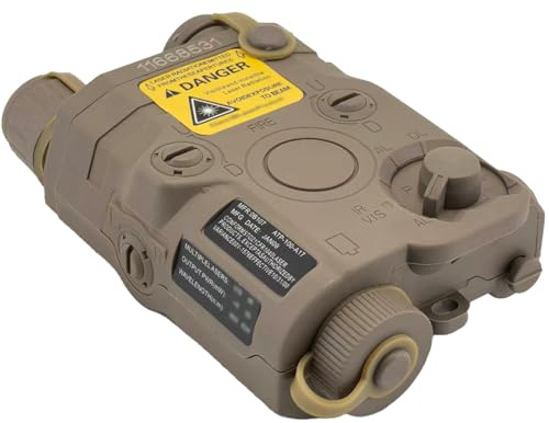H World Shopping FMA Navy Seal PEQ-15 Dummy Case BOX Model For Tactical AEG Airsoft Display DE (Case ONLY)