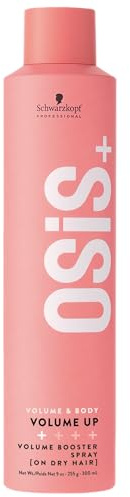 OSiS+ Volume Up Volumizing Texturizing Booster Spray, 8.9 oz – Lightweight Flexible Textured Volume with Natural Movement – Heat Protection and Vegan Formula