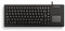 CHERRY G84-5500 XS, Kompakte Tastatur mit Touchpad, Französisches Layout (AZERTY), Kabelgebunden (USB-A Anschluss), Mechanische CHERRY ML Switches, Schwarz