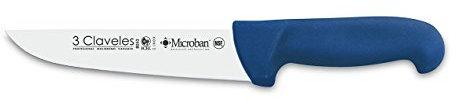 3 Claveles Cuchillo Carnicero Proflex, Acero Inoxidable, Azul, 20 cm-8