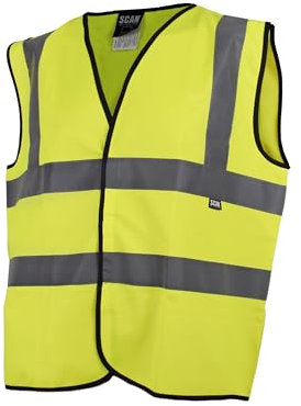 Scan Hi-Vis Waistcoat Yellow - L