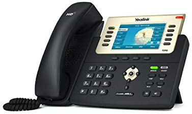 Yealink SIP-T29G Professional Gigabit IP Power over Ethernet Corded Phone with Optima HD technology and 4.3 Inch Backlit LCD Colour Display - Black