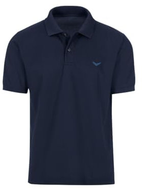 Trigema Herren 627601 Poloshirt, Blau (Navy), 3XL