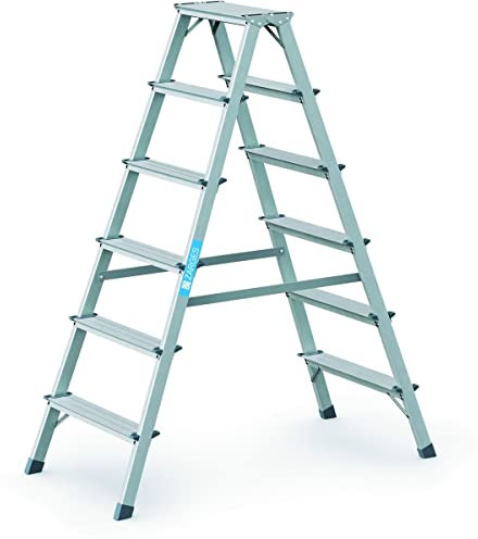 ZARGES 2x6 Stufen-Stehleiter Z200, beidseitig
