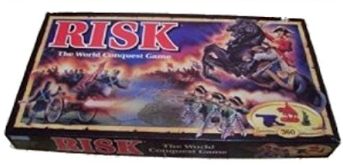Risk 1993 Board Game with Army Shaped Miniatures