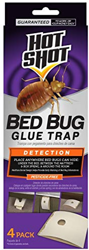 Hot Shot Bed Bug Glue Trap 4 ct