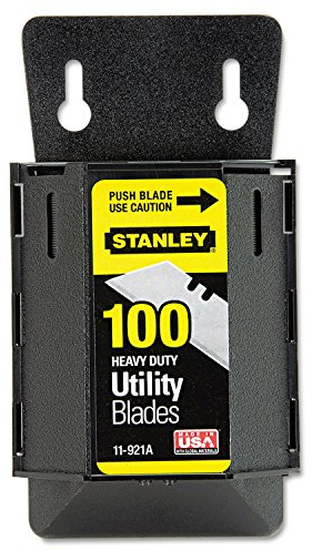 STANLEY Utility Knife Blades, Classic 1992, Heavy Duty, 100-Pack (11-921A)
