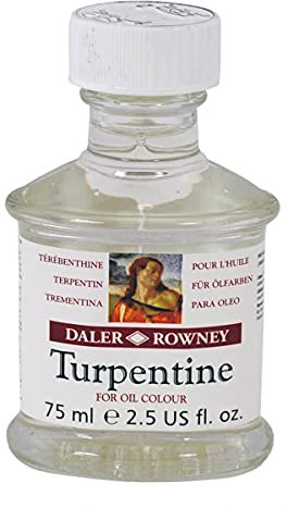 Daler-Rowney Georgian Oil Medium, Glass Jar, 10.14oz - 300 ml, Turpentine