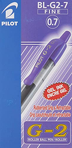 Pilot G207 Retractable Gel Rollerball 0.7 mm Tip (Box of 12) - Violet