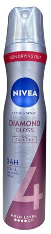 Nivea Styling Spray Diamond Gloss Care Lacca Capelli Extra Strong 250ml