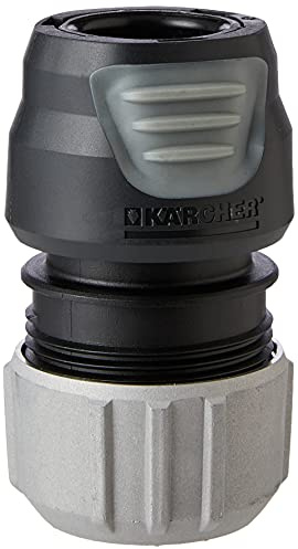 Kärcher Premium Universal Hose Connector with Aqua Stop, Black/Grey, 2.645-196.0