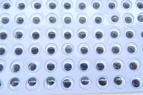 Paquete de ojos móviles autoadhesivos (10 mm, disponible en paquetes de 10, 20, 50 y 100 unidades)