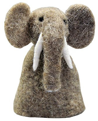 Marke yoaxia ® - Eierwärmer aus Filz Elefant für den fröhlichen Frühstückstisch - 11 cm - Tischdeko