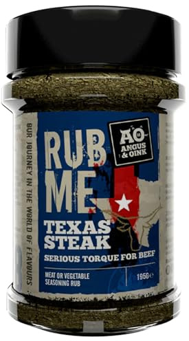 Angus & Oink Rub Me Texas Steak BBQ Seasoning 210g