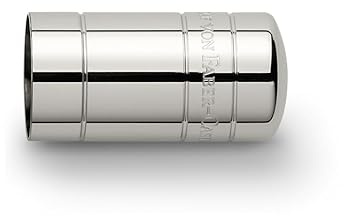 Graf von Faber-Castell 118659 goma de borrar Tapa para lápiz Magnum, Plata