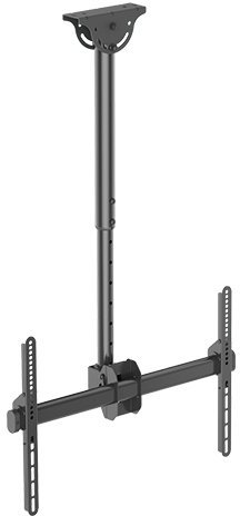 HALTERUNGSPROFI DHS6001 - Soporte de techo para televisores de 40, 42, 46, 47, 50, 55, 60, 63, 65, 70 pulgadas, VESA hasta 600 x 400, ideal para LCD, LED, TV 4K UHD