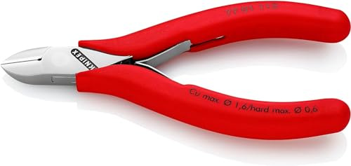 KNIPEX Elektroniksidavbitare Med ringled Med halkfria, 77 01 115