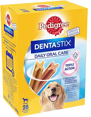 Pedigree Snacks DentaStix Multipack für grosse Hunde, 28 St.