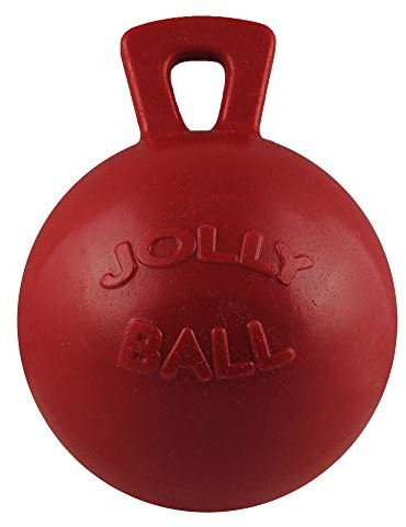 Horsemen's Pride Unisex's Jolly Ball, Red, 10-Inch