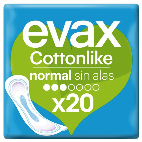 EVAX Cottonlike Normal Compresas U, Multicolor, Fresh, 20 Unidad
