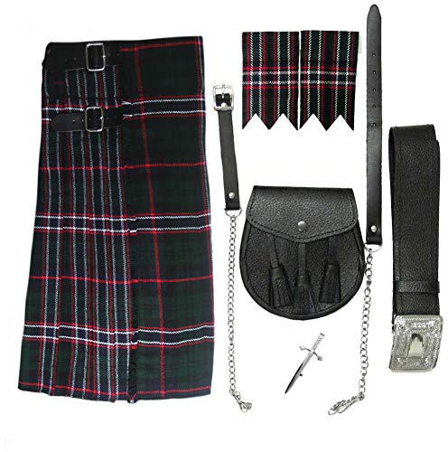 Tartanista Conjunto para hombre - Kilt escocés y más - Scottish National - UK52 (132 cm)
