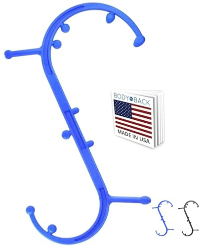 Body Back Buddy Classic USA Made FSA Eligible Handheld Full Body Massage Cane Trigger Point Massage Tool for Deep Tissue Pain Relief - Dual Massage Hooks for Back, Shoulder, Neck. Manual Back Massager