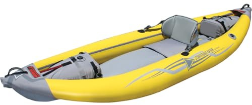 Advanced Elements StraitEdge White Water 1 Person Kayak Without Pump, Yellow