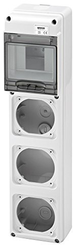 Gewiss 68 q-DIN - Cuadro distribución q-DIN 5 módulos 3 Frontal Base/s 16a ip65