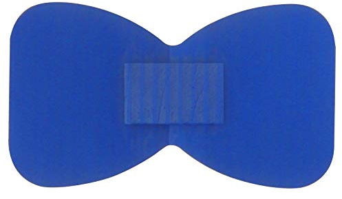 100 Pack of QUALICARE Premium Ultra Thin Blue Catering First AID Wound Cut Finger FINGERTIP Butterfly PLASTERS DRESSINGS