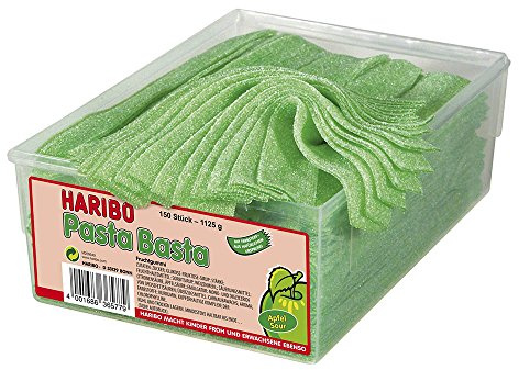 Haribo Pasta Basta Apfel Sour,2er Pack (2 * 1.125kg)