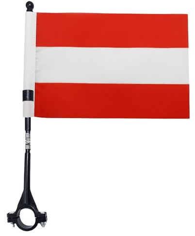 AZ FLAG Fahrradflagge Österreich 21x15 cm Leichtes Polyester Plastikstab