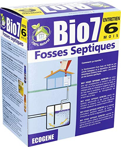 Bio 7 activateur fosses septiques entretien 480g doses