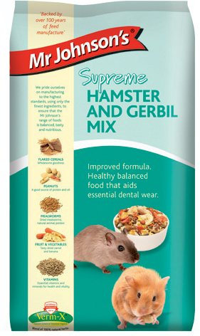 Mr Johnson's Supreme Hamster & Gerbil Mix 900g (Pack of 6)