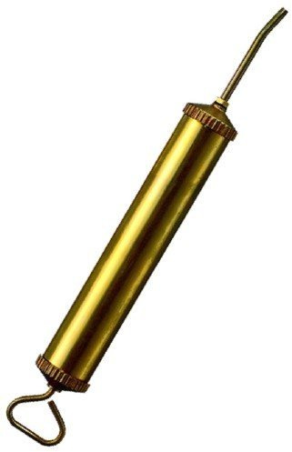 Sug- och tryckspruta 500 ml, mässing polerad med zinklock, nr 12935