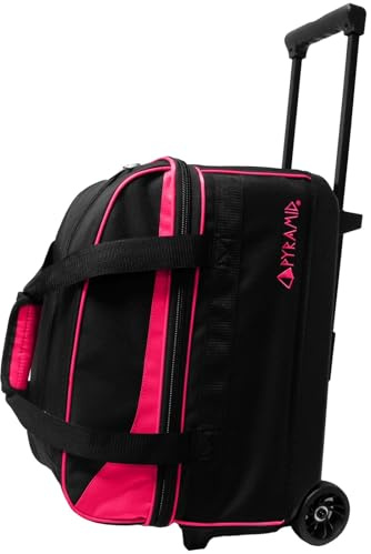 Prime Double Roller Black/Hot Pink