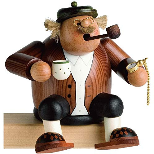 KWO Smoking Man Figurine, Grandfather, 16 cm, Multicolour, One Size