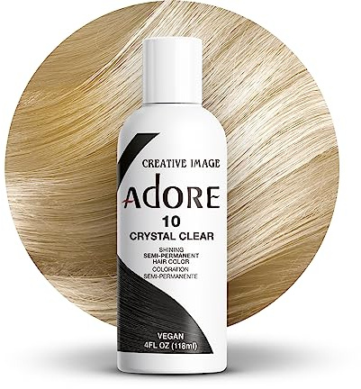 Adore Shining Semi Permanent Hair Colour, 10 Crystal Clear