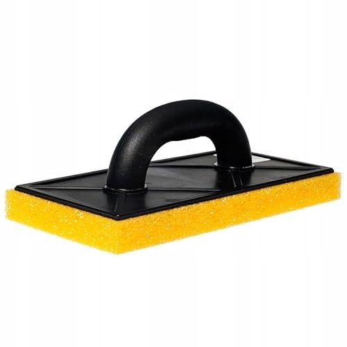 Fugenschwamm-Kelle 130x270mm mit grobem Schwamm | Harte, robuste Schwammkelle für gründliches Reinigen & Verfugen | Ideal für Bau- & Sanierungsarbeiten, ergonomischer Griff, langlebig