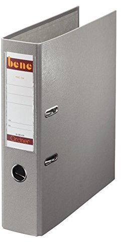 Bene 291400GR No.1 Kunststoff-Ordner A4, grau