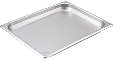 Winco 1/2 Size Pan 1 1/4 (NSF), Stainless Steel
