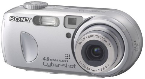 Sony dSC-p73 Cyber-Shot Appareil Photo numérique 4,1 mpx-Argent