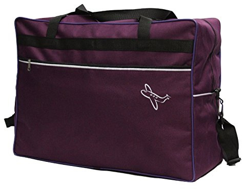 Aves-24 REISETASCHE 55 x 40 x 20 cm Boardgepäck Bordcase Reise Koffer HANDGEPÄCK (Lila)