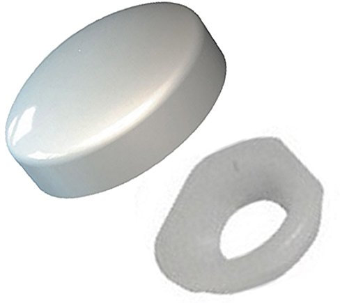 Screw Cover Caps - Plastic Screw Heads - White