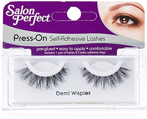 BIFULL CILS COMPLÈTS AUTOCOLLANTS DEMI WISPIES BLACK (PERFECTLY PRESS-ON)