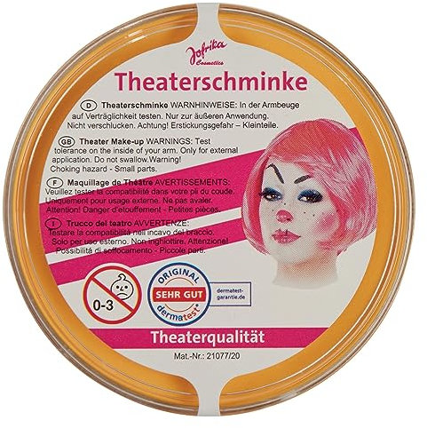 Jofrika Make Up gelb Einheitsgröße