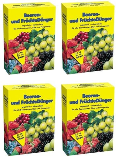 Frutti di bosco frutta CONCIME FERTILIZZANTE 10 kg 4 X 2,5 kg di bacche e frutta,