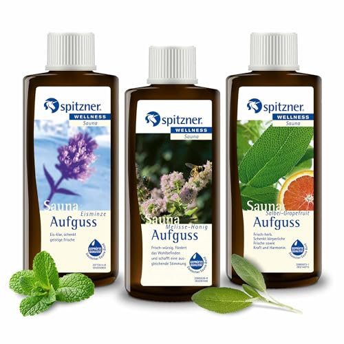 Spitzner Saunaaufguss Set Kräuter (3 x 190ml)