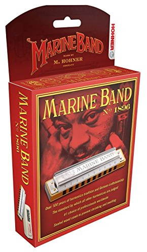 Hohner 1896BX Marine Band Harmonica, Key of F